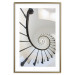 Poster Infinite Stairs - architecture of white stairs with metal railing 123897 additionalThumb 14