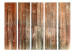 Folding Screen Forest Cabin II (5-piece) - pattern in brown wood-like design 124097 additionalThumb 3