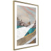 Wall Poster Mountains and Valleys - abstract landscape of a white path against the sky 125897 additionalThumb 8