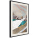 Wall Poster Mountains and Valleys - abstract landscape of a white path against the sky 125897 additionalThumb 3