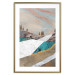 Wall Poster Mountains and Valleys - abstract landscape of a white path against the sky 125897 additionalThumb 16
