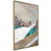 Wall Poster Mountains and Valleys - abstract landscape of a white path against the sky 125897 additionalThumb 14