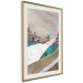 Wall Poster Mountains and Valleys - abstract landscape of a white path against the sky 125897 additionalThumb 2