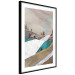 Wall Poster Mountains and Valleys - abstract landscape of a white path against the sky 125897 additionalThumb 11
