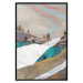 Wall Poster Mountains and Valleys - abstract landscape of a white path against the sky 125897 additionalThumb 24