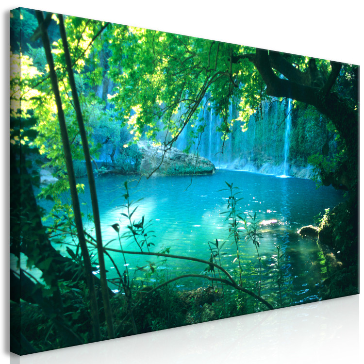 Large canvas print Turquoise Seclusion II [Large Format] 128397 additionalImage 2