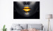Large canvas print Gold Lips [Large Format] 128497 additionalThumb 5
