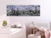 Canvas Art Print Blooming Magnolias - horizontal composition of violet shaded magnolia 128797 additionalThumb 3
