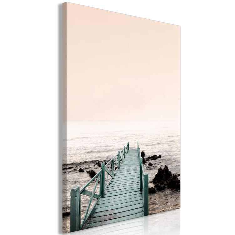 Canvas Pier of Memories (1-piece) Vertical - seascape landscape 129697 additionalImage 2