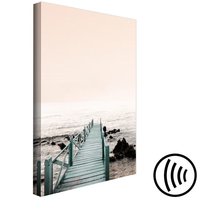 Canvas Pier of Memories (1-piece) Vertical - seascape landscape 129697 additionalImage 6