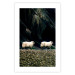 Poster Follow Me! - landscape of walking animals against a blurred green background 130297 additionalThumb 19