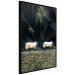 Poster Follow Me! - landscape of walking animals against a blurred green background 130297 additionalThumb 6