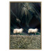 Poster Follow Me! - landscape of walking animals against a blurred green background 130297 additionalThumb 17