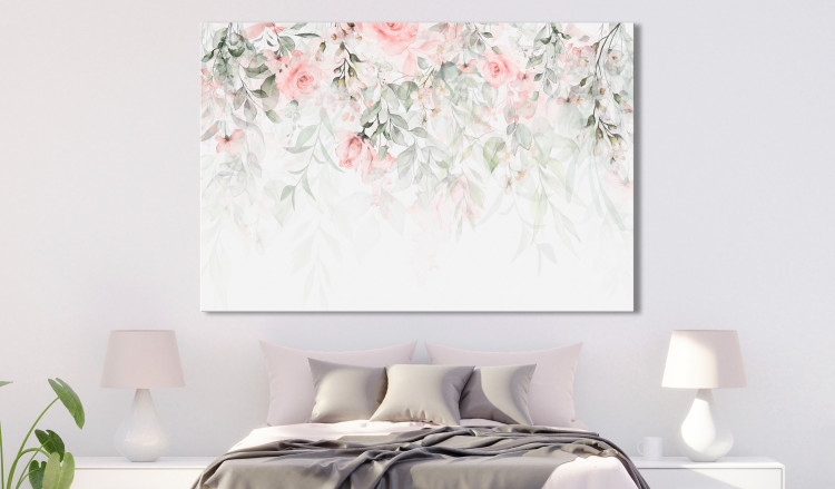 Large canvas print Waterfall of Roses - First Variant [Large Format] 131497 additionalImage 5