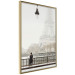 Wall Poster Space of Quiet Moments - woman against the backdrop of the Eiffel Tower in Paris 132297 additionalThumb 12
