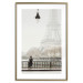 Wall Poster Space of Quiet Moments - woman against the backdrop of the Eiffel Tower in Paris 132297 additionalThumb 14