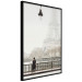 Wall Poster Space of Quiet Moments - woman against the backdrop of the Eiffel Tower in Paris 132297 additionalThumb 11