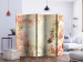 Room Divider Screen Spring Scent II (5-piece) - romantic collage in roses and inscriptions 132697 additionalThumb 2