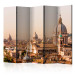 Folding Screen Rome - Bird's Eye View II (5-piece) - panorama of an Italian city 132997