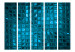 Room Divider Screen Azure Mosaic II (5-piece) - elegant blue composition 133197 additionalThumb 3