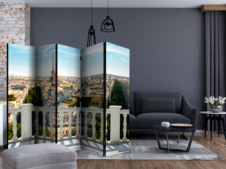 Room Separator Paris at Noon II - sunny cityscape with house architecture 133797 additionalImage 4