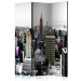 Room Divider Screen Opalescent Skyscrapers - skyscraper architecture with colorful details 133897