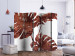 Room Divider Screen Exquisite Monstera II (5-piece) - rusty leaves of a tropical plant 134297 additionalThumb 2