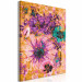 Paint by Number Kit Sweet Petals - Pink, Purple and Emerald Flowers on a Golden Background 146197 additionalThumb 4