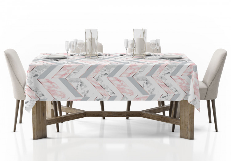 Tablecloth The lightness of marble - a minimalist composition in glamour style 147197 additionalImage 2