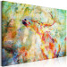 Canvas Fairytale Deer (1-piece) Wide - animal on a colorful background 149097 additionalThumb 2