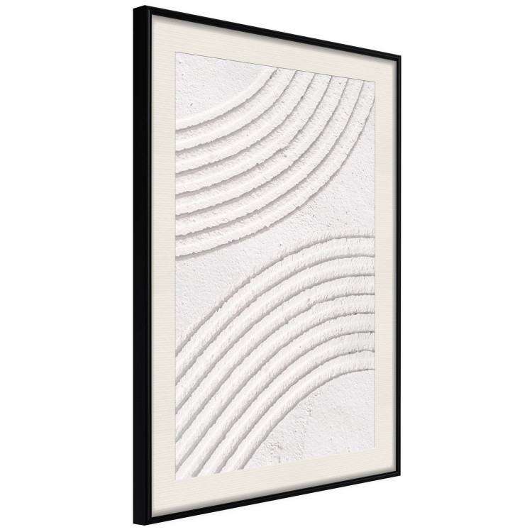 Wall Poster Structural Grooves - Rounded Elements Carved in Wet Cement 149897 additionalImage 7