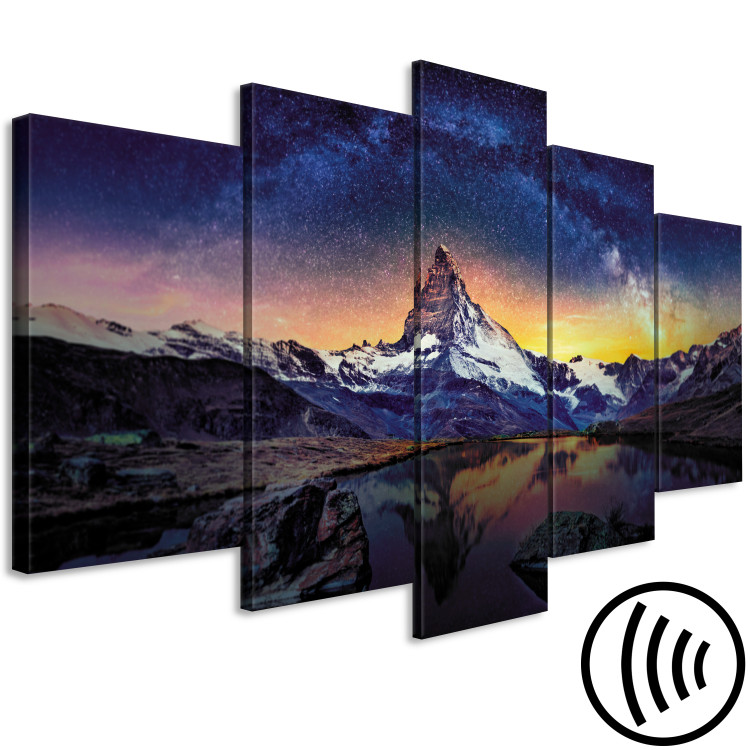 Canvas Art Print Matterhorn (5 Parts) Wide 150297 additionalImage 6