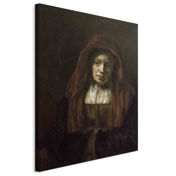 Art Reproduction Old woman with head scarf 155297 additionalImage 2