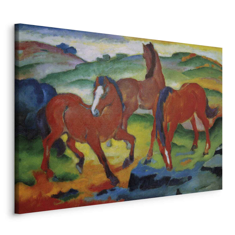 Reproduction Painting The Red Horses (Grazing Horses IV) 156797 additionalImage 2