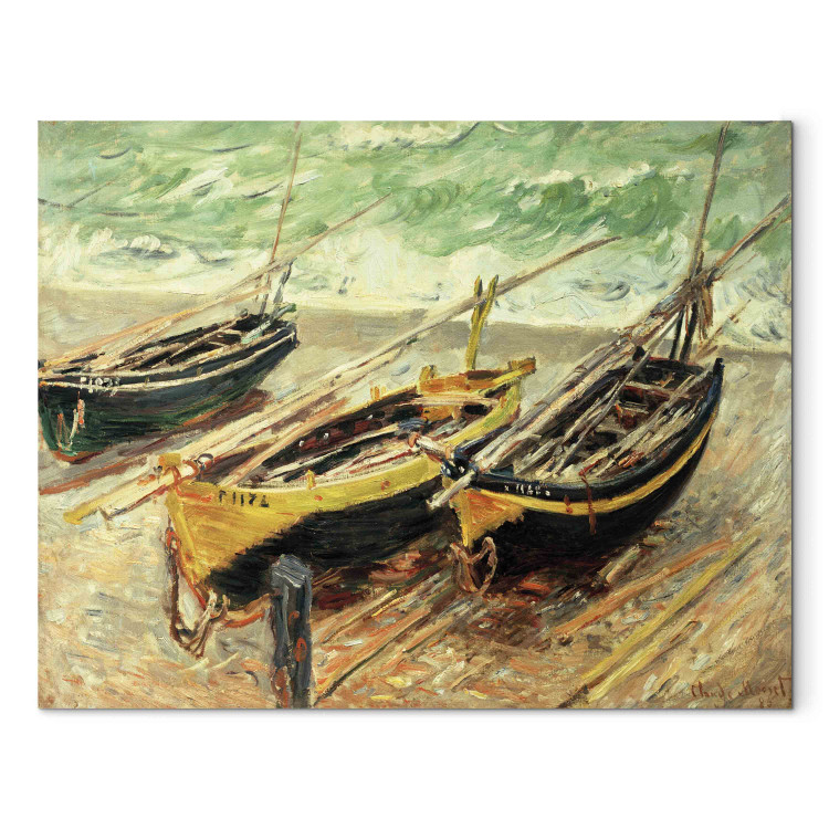 Reproduction Painting Trois bateaux de peche (Three fishing boats) 157097