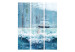 Room Divider Landscape - A Sailing Ship Floating on Foamy Ocean Waves [Room Dividers] 159797 additionalThumb 3