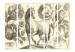 Room Divider Horse II - romantic animal and plants on a light background in retro motif 95697 additionalThumb 3