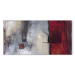 Canvas Blurry View from the Window - Colorful Abstraction in Hand-painted Style 97997