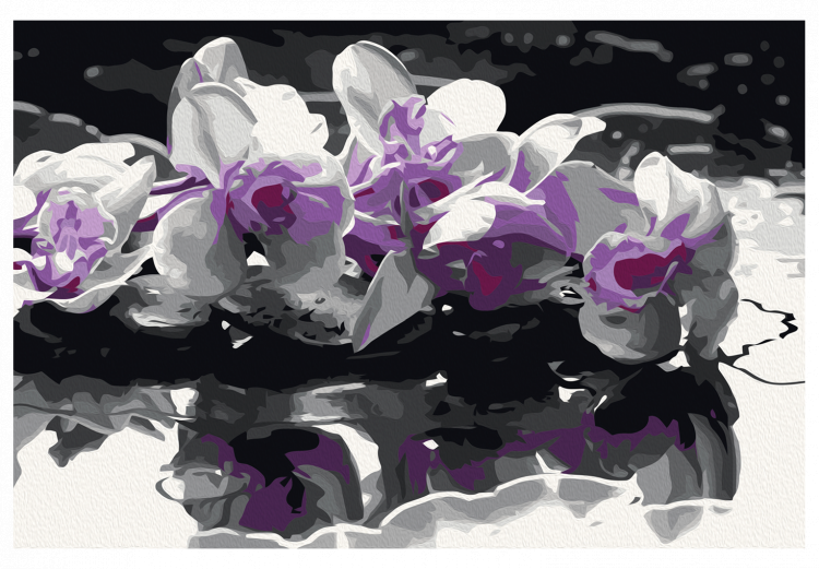Paint by Number Kit Violet Orchids 107508 additionalImage 7