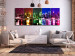 Canvas Print Rainbow New York (5-part) Narrow - Colorful City Architecture 107708 additionalThumb 3