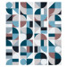 Wallpaper Geometric Mosaic (Blue) 108108 additionalThumb 1