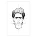 Wall Poster Beautiful Frida - black and white geometric composition with a woman's face 114308 additionalThumb 19