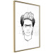 Wall Poster Beautiful Frida - black and white geometric composition with a woman's face 114308 additionalThumb 6