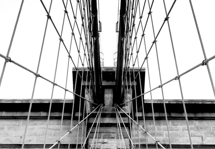 Poster Architectural details - black and white shot of a bridge seen from below 115008 additionalImage 8
