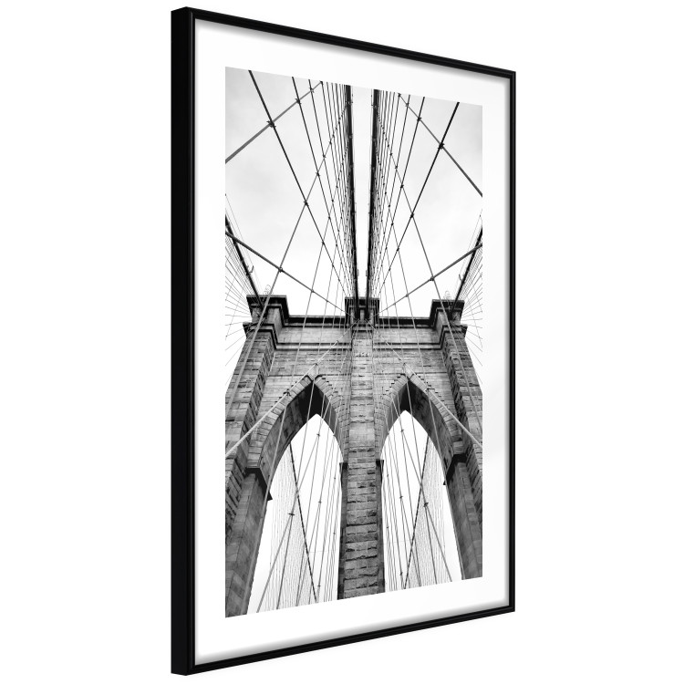 Poster Architectural details - black and white shot of a bridge seen from below 115008 additionalImage 11