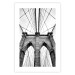 Poster Architectural details - black and white shot of a bridge seen from below 115008 additionalThumb 19