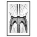 Poster Architectural details - black and white shot of a bridge seen from below 115008 additionalThumb 15