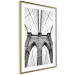 Poster Architectural details - black and white shot of a bridge seen from below 115008 additionalThumb 6