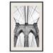 Poster Architectural details - black and white shot of a bridge seen from below 115008 additionalThumb 18