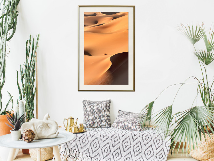 Wall Poster Desert with Hot Sand - warm landscape in the center of Morocco 116508 additionalImage 24